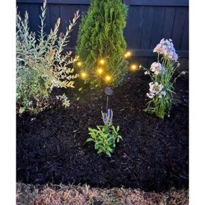 Solar Lights for Outside: Firefly Garden Lights Outdoor Waterproof 6 Pack 48LED